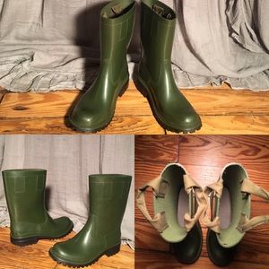 Marc Jacobs Vintage Green Paddington Rainboots